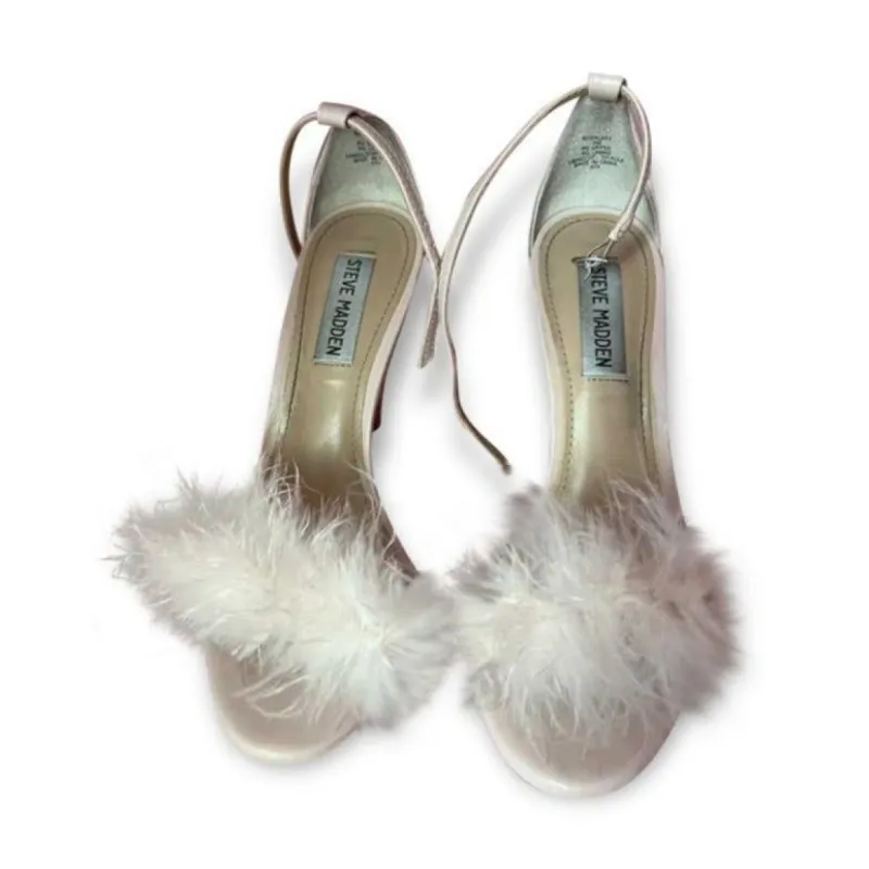SM FLUFFY STRAPPY HEEL- SM REBOOTED sold by Steve Madden