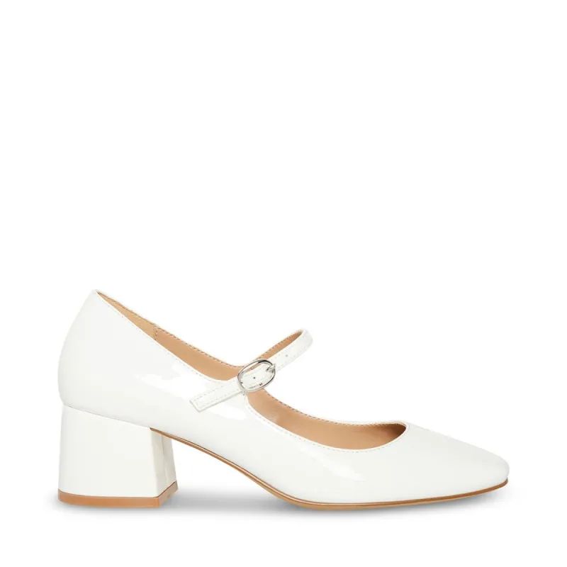 HALSTON WHITE PATENT sold by Steve Madden