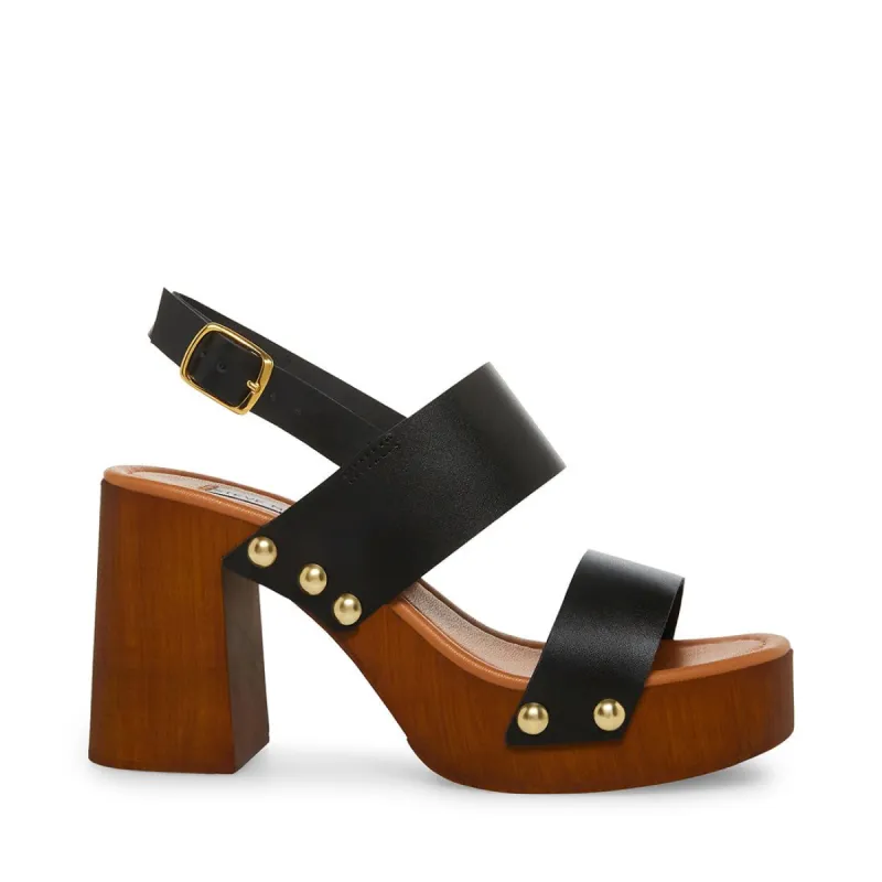 DOTTIE BLACK LEATHER sold by Steve Madden