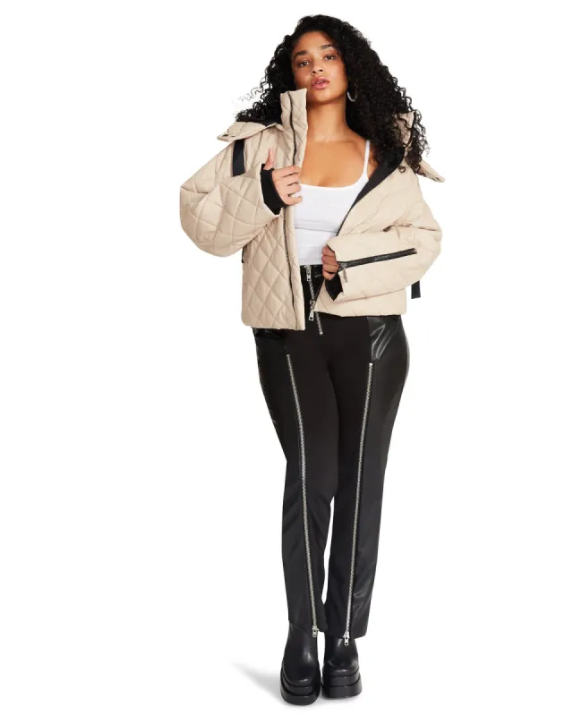 HAYLE JACKET BEIGE sold by Steve Madden