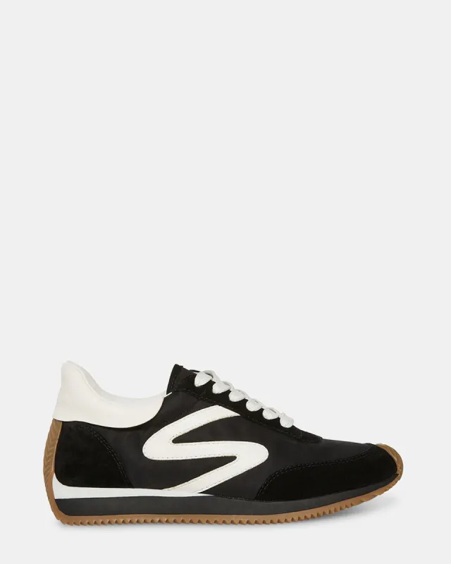 KENNIE BLACK/WHITE sold by Steve Madden