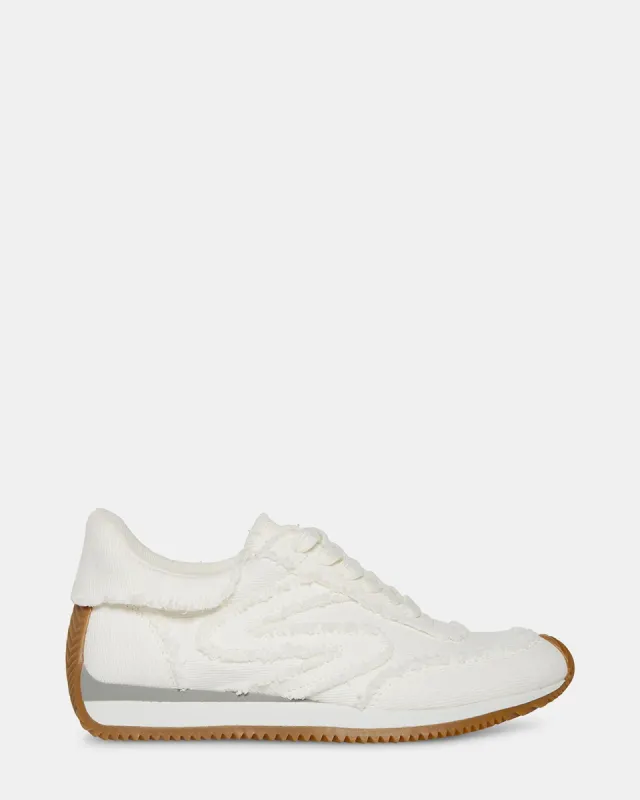KENNIE WHITE/DENIM made by Steve Madden
