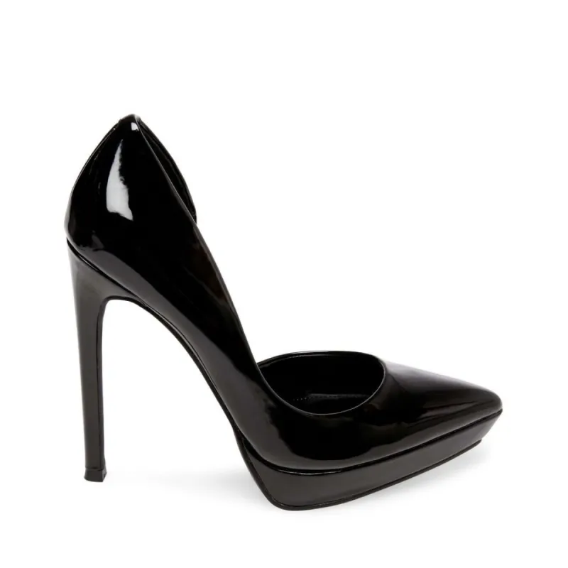 VIXEN BLACK PATENT sold by Steve Madden