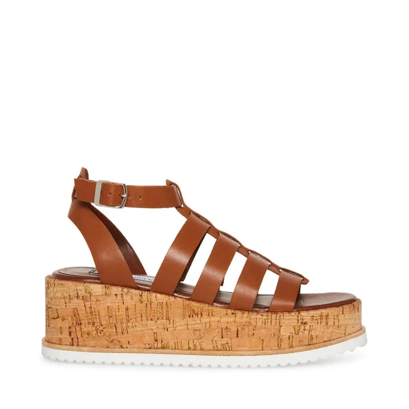 KAYDEE COGNAC LEATHER sold by Steve Madden
