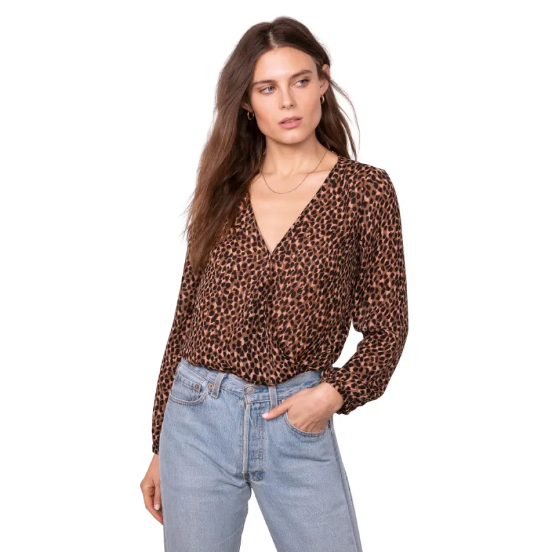 WILD NOTHINGS LEOPARD BODYSUIT BROWN sold by Steve Madden
