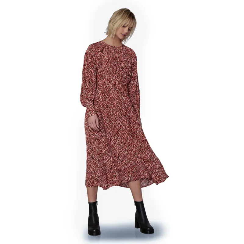 WILD IN STYLE MIDI DRESS RUST sold by Steve Madden