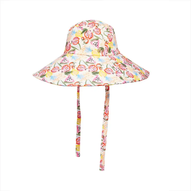 WIDE BRIM BUCKET HAT WHITE sold by Steve Madden