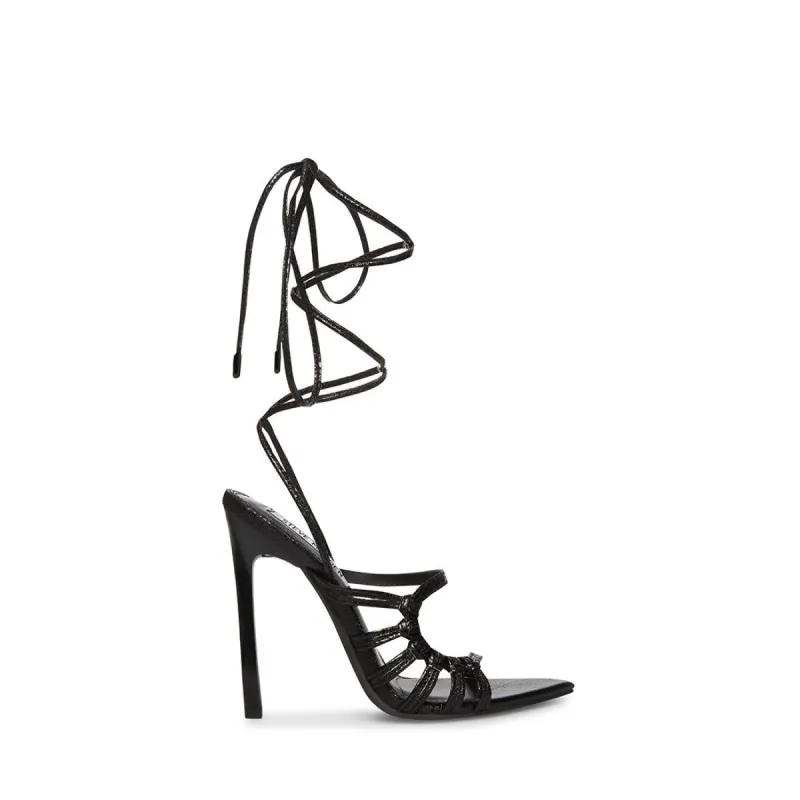 WHITNEY BLACK SNAKE sold by Steve Madden