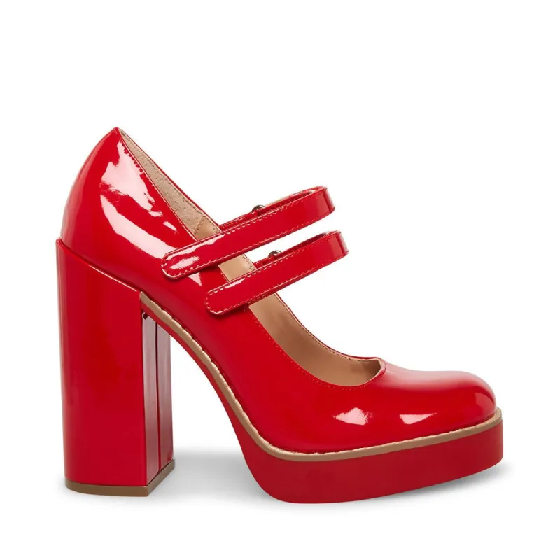 TWICE RED PATENT - SM REBOOTED sold by Steve Madden
