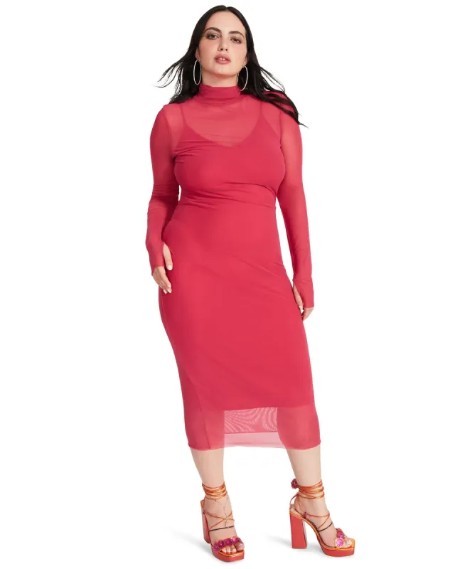 VIVIENNE DRESS HOT PINK sold by Steve Madden
