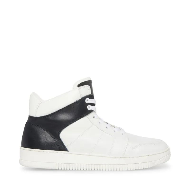 MICC WHITE BLACK LEATHER sold by Steve Madden