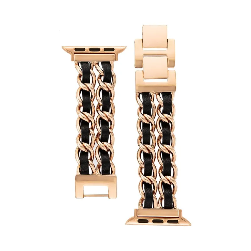 Apple Watch® LINKED WATCH BAND GOLD 42-44MM sold by Steve Madden