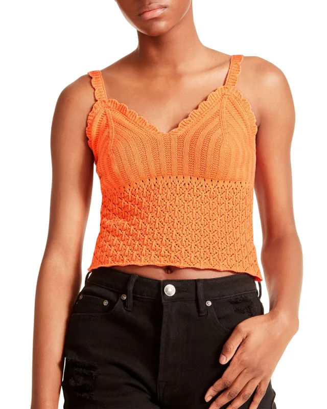CROCHET CAMI CORAL sold by Steve Madden