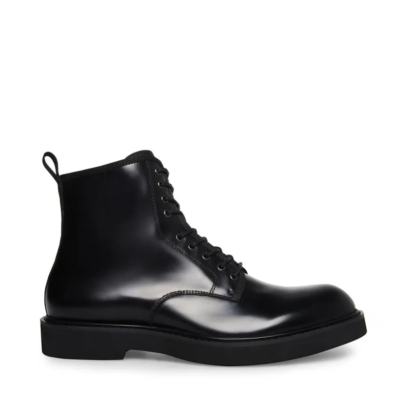ADRYAN BLACK LEATHER sold by Steve Madden