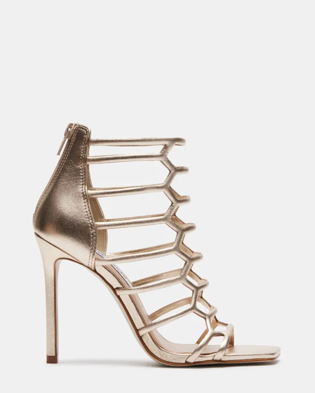 UPWARD GOLD LEATHER sold by Steve Madden