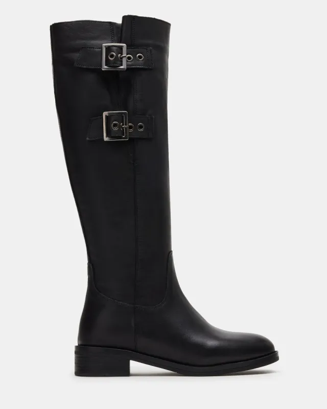 JAYMES BLACK LEATHER sold by Steve Madden