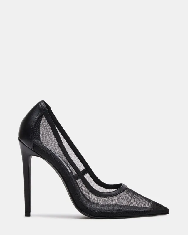VIRTUE BLACK LEATHER sold by Steve Madden