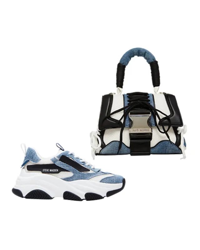 SHOP THE LOOK POSSESSION+ BDIEGO DENIM FABRIC sold by Steve Madden