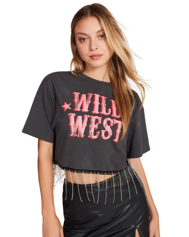 WESTIE TOP BLACK made by Steve Madden