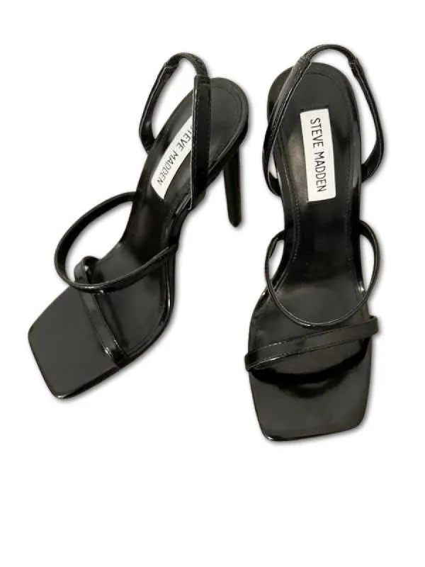 GRACEY SANDAL IN BLACK - SM REBOOTED sold by Steve Madden