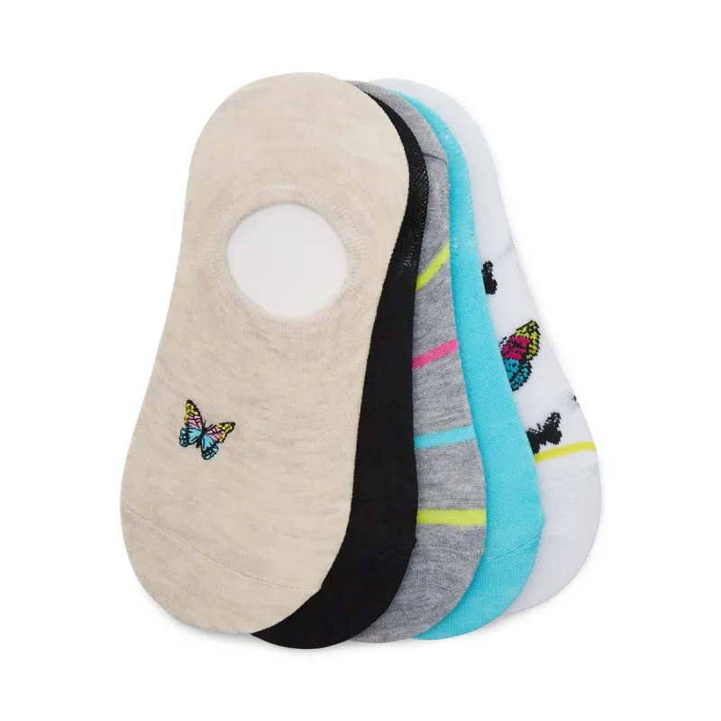 BUTTERFLY SNEAKER SOCKS NATURAL MULTI sold by Steve Madden