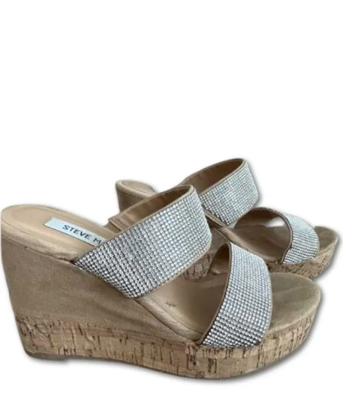 RHINESTONES PLATFORM SANDALS - SM REBOOTED sold by Steve Madden