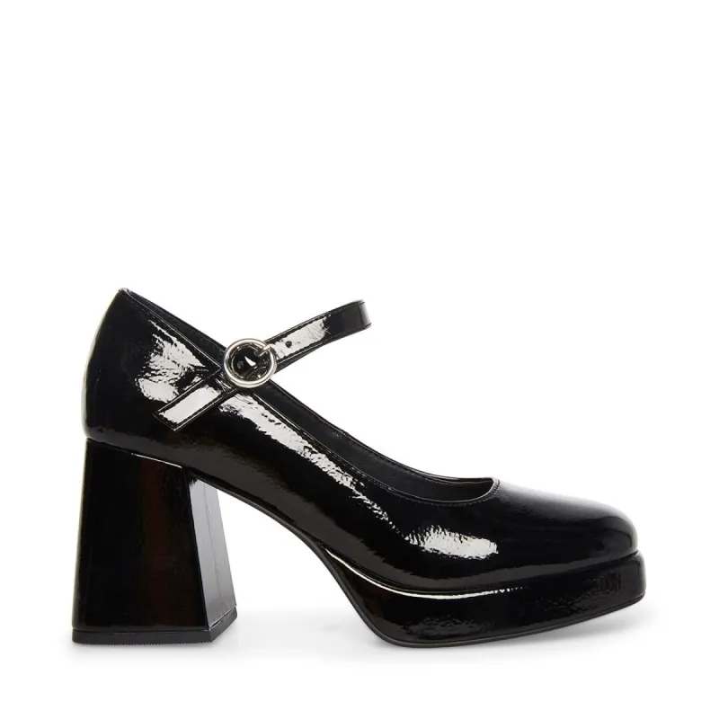 MINGLE BLACK PATENT sold by Steve Madden