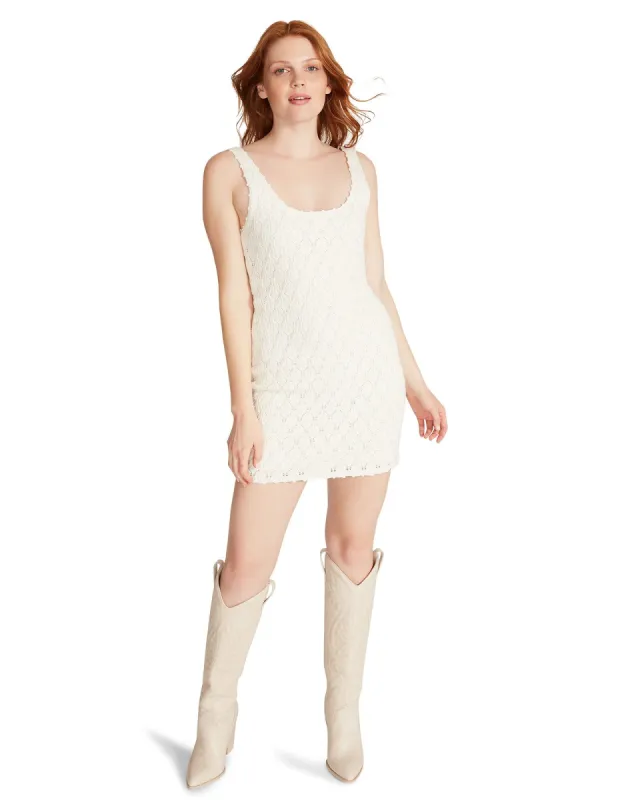MALIA DRESS IVORY sold by Steve Madden