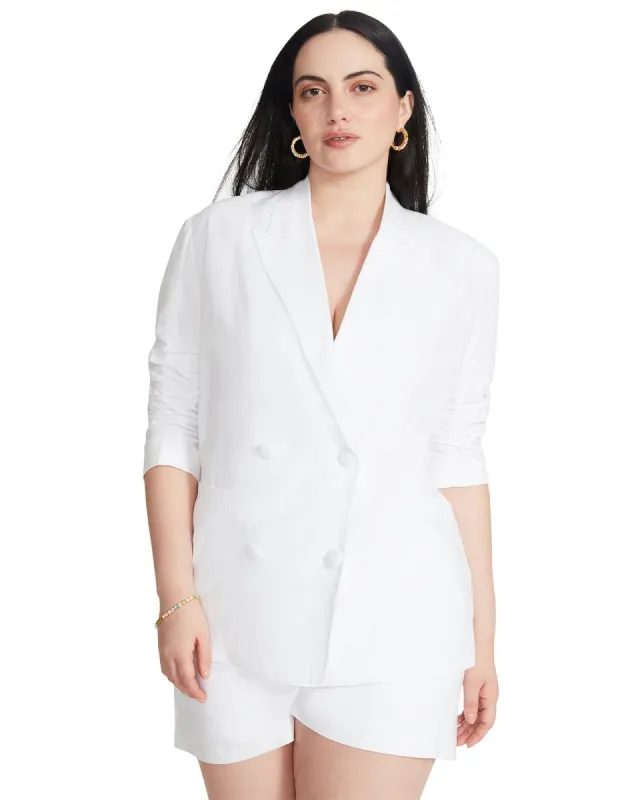 BALDWIN BLAZER WHITE sold by Steve Madden