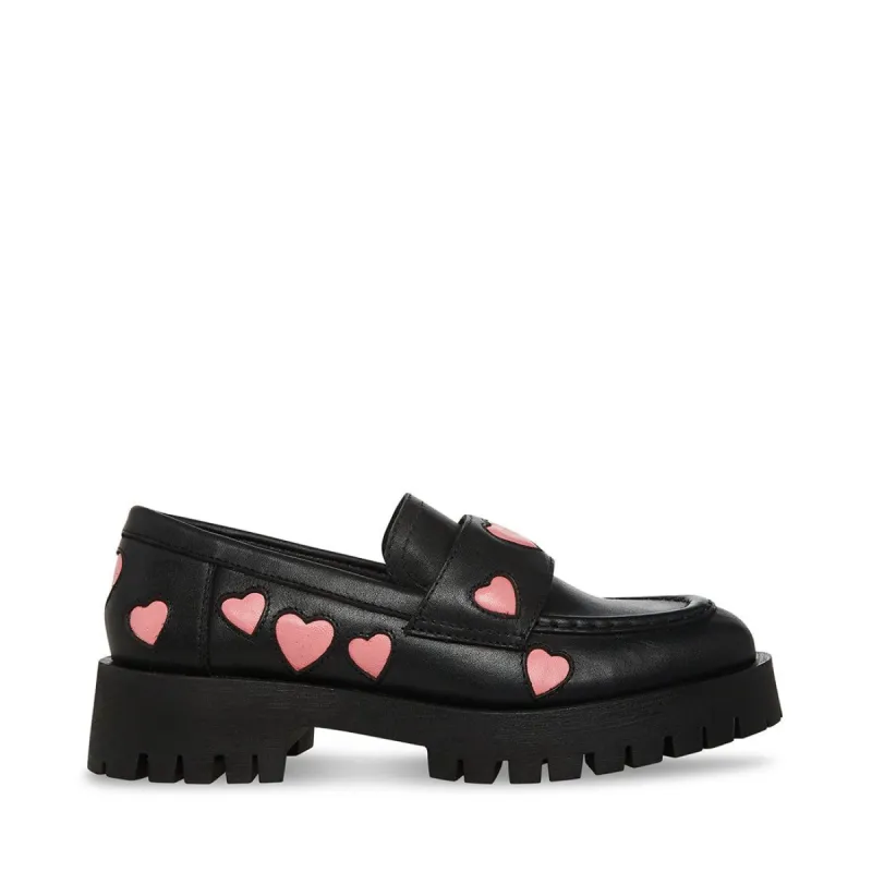 LAWRENCE-H BLACK LEATHER - SM REBOOTED sold by Steve Madden