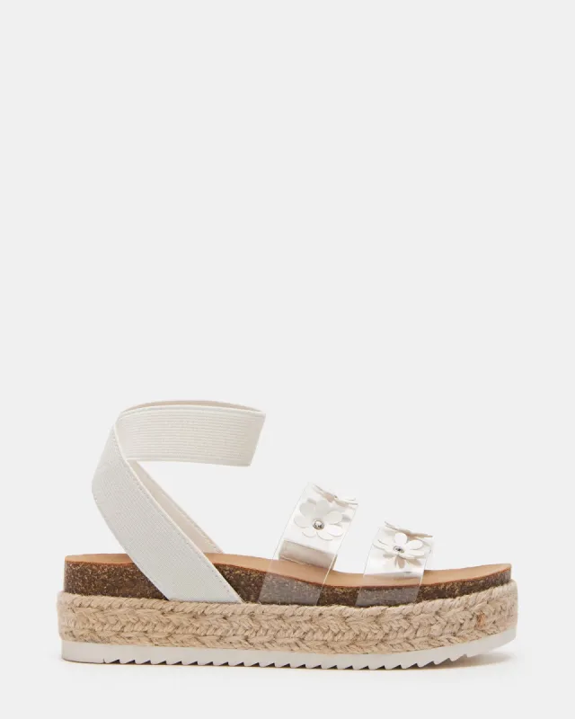 KIDS' KRISSY WHITE sold by Steve Madden