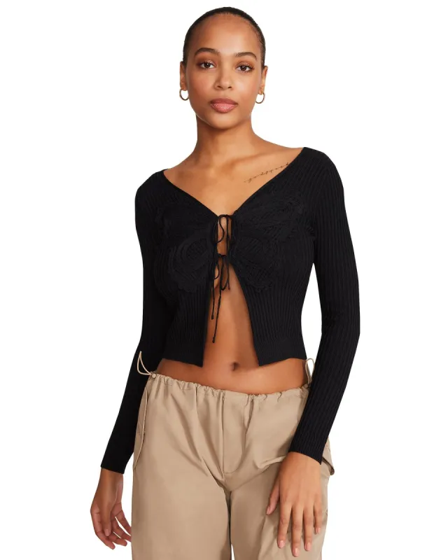 EMILIA CARDIGAN BLACK sold by Steve Madden