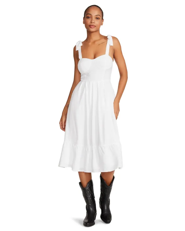SOPHIA-ROSE DRESS WHITE sold by Steve Madden