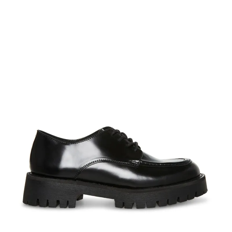 LUISA BLACK LEATHER sold by Steve Madden