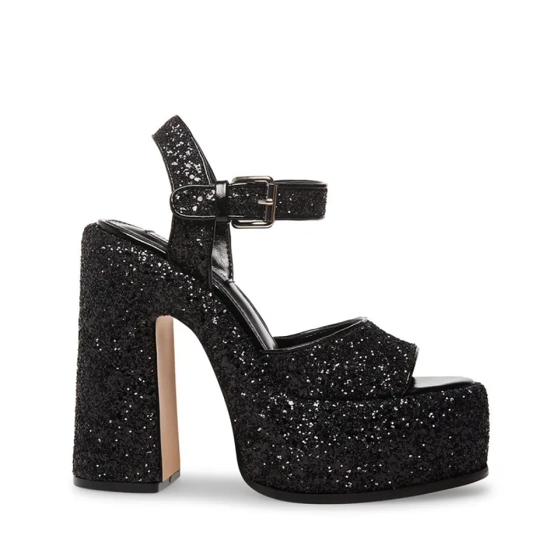 SWEETS BLACK GLITTER sold by Steve Madden