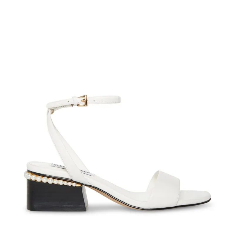 NORA WHITE LEATHER sold by Steve Madden