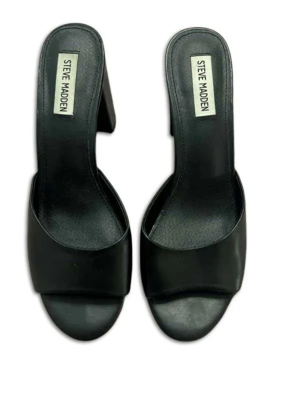 BLACK LEATHER SLIP-ON - SM REBOOTED sold by Steve Madden