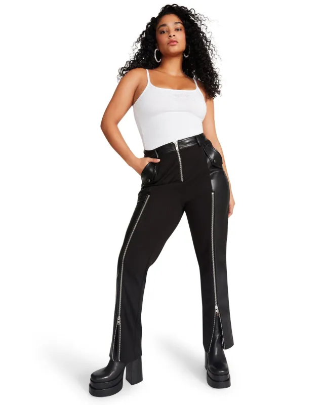 CARSON PANT BLACK - SM REBOOTED sold by Steve Madden