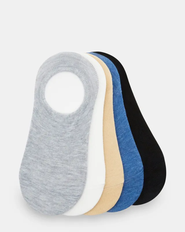 MUTED SNEAKER SOCKS GREY MULTI sold by Steve Madden