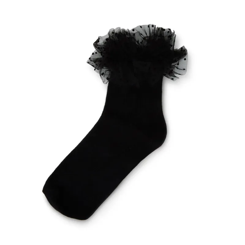 TULLE TUTU SOCKS BLACK sold by Steve Madden