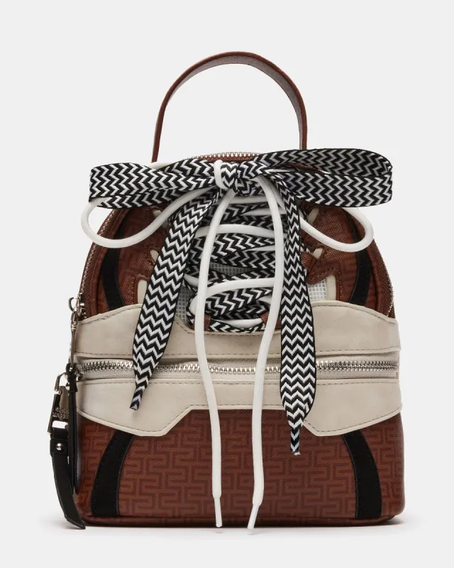 ROARING BAG BROWN MULTI sold by Steve Madden