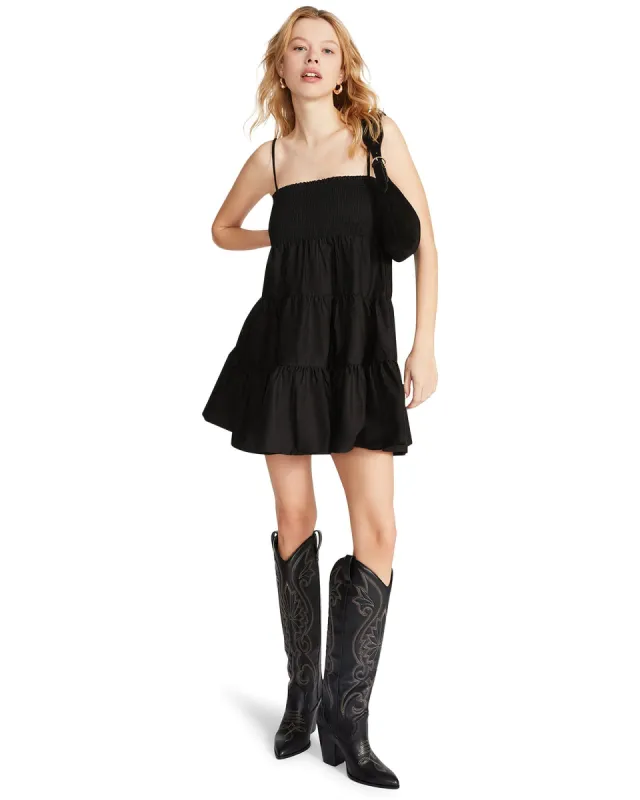 DREAM ABOUT ME DRESS BLACK made by Steve Madden