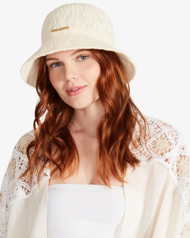 MOLDED POLY YARN BUCKET HAT CREAM sold by Steve Madden