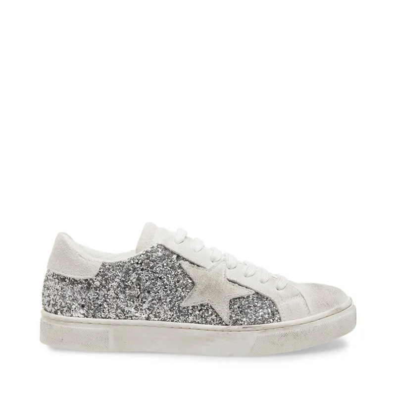 RUBIE SILVER GLITTER sold by Steve Madden