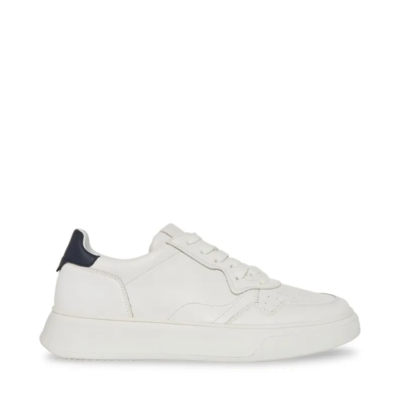 JORGEE WHITE/NAVY LEATHER sold by Steve Madden