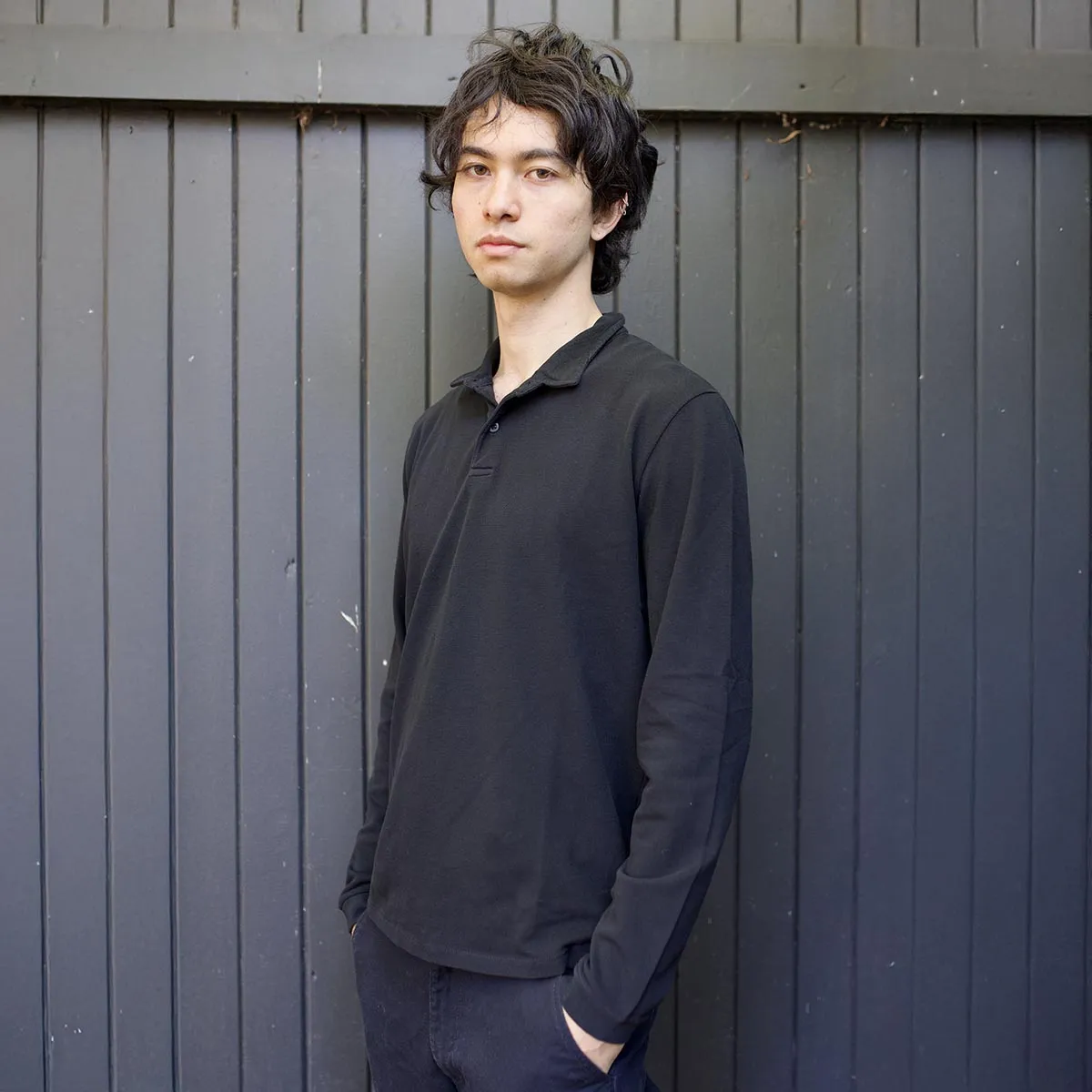 The Cropped Collar Pique sold by Steven Alan product image thumbnail 4