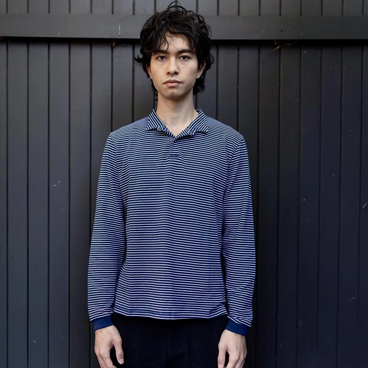 The Cropped Collar Pique sold by Steven Alan product image thumbnail 3