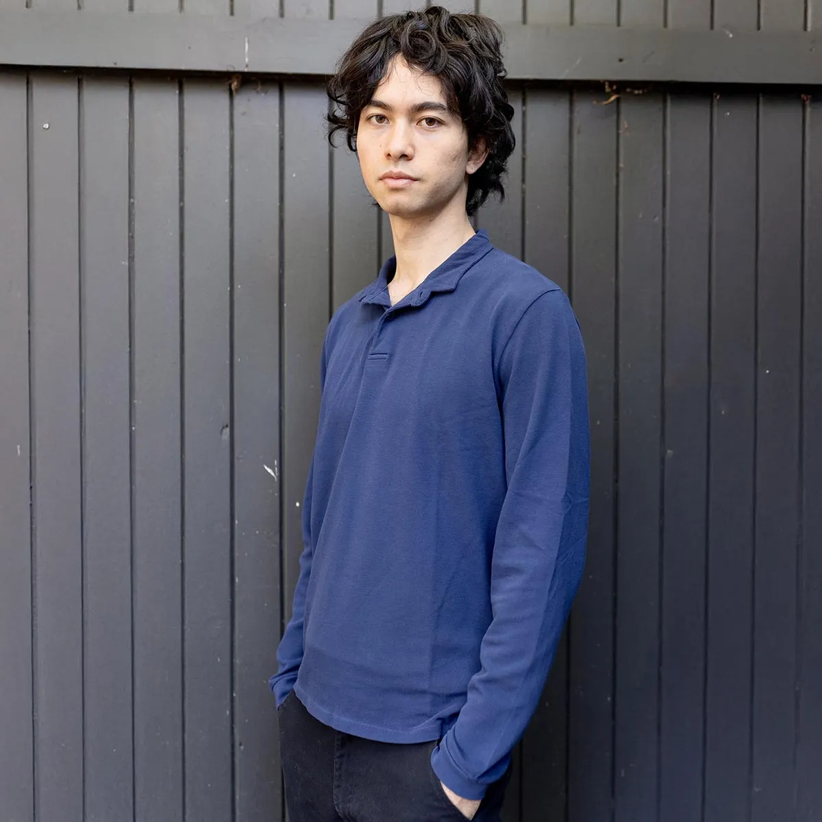 The Cropped Collar Pique sold by Steven Alan product image thumbnail 2