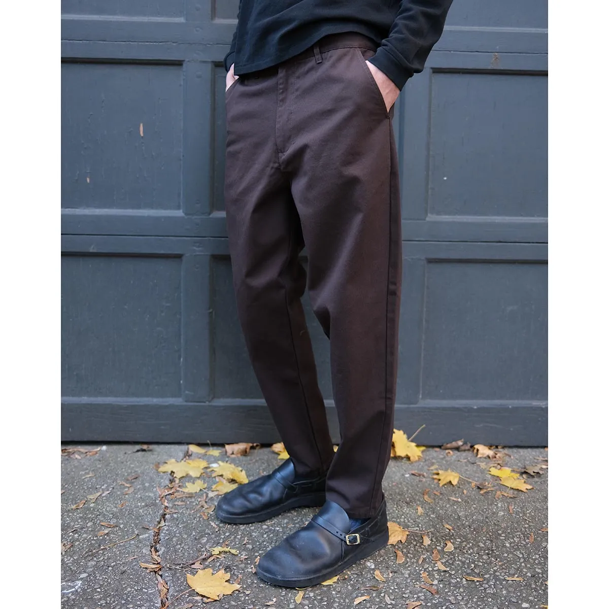 The Danver Pant, Brown Twill | LONG sold by Steven Alan product image thumbnail 4