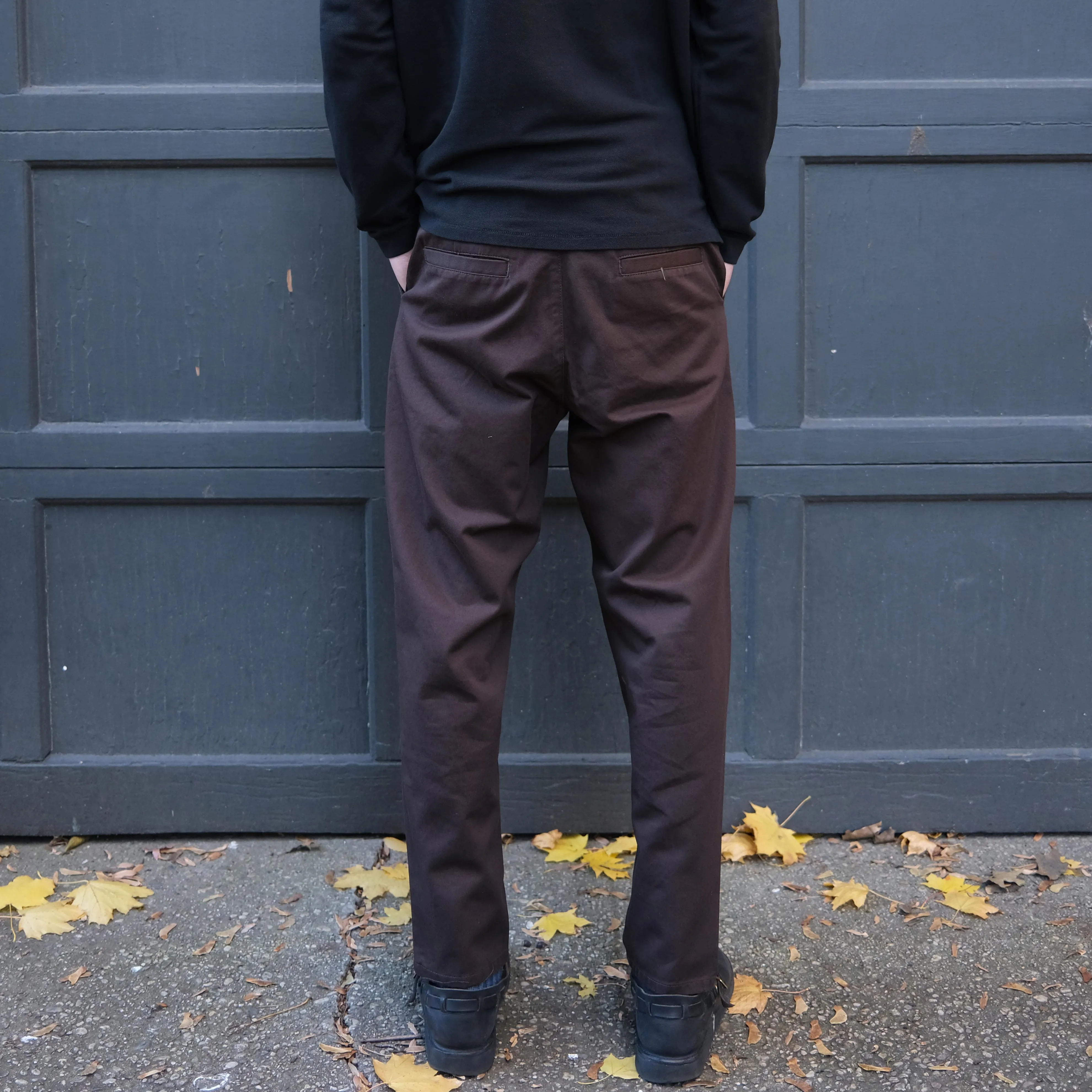 The Danver Pant, Brown Twill | LONG sold by Steven Alan product image thumbnail 2